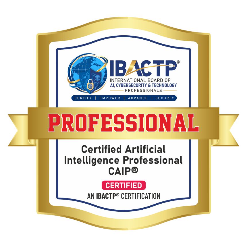 CAIP® Certified Artificial Intelligence Professional badge