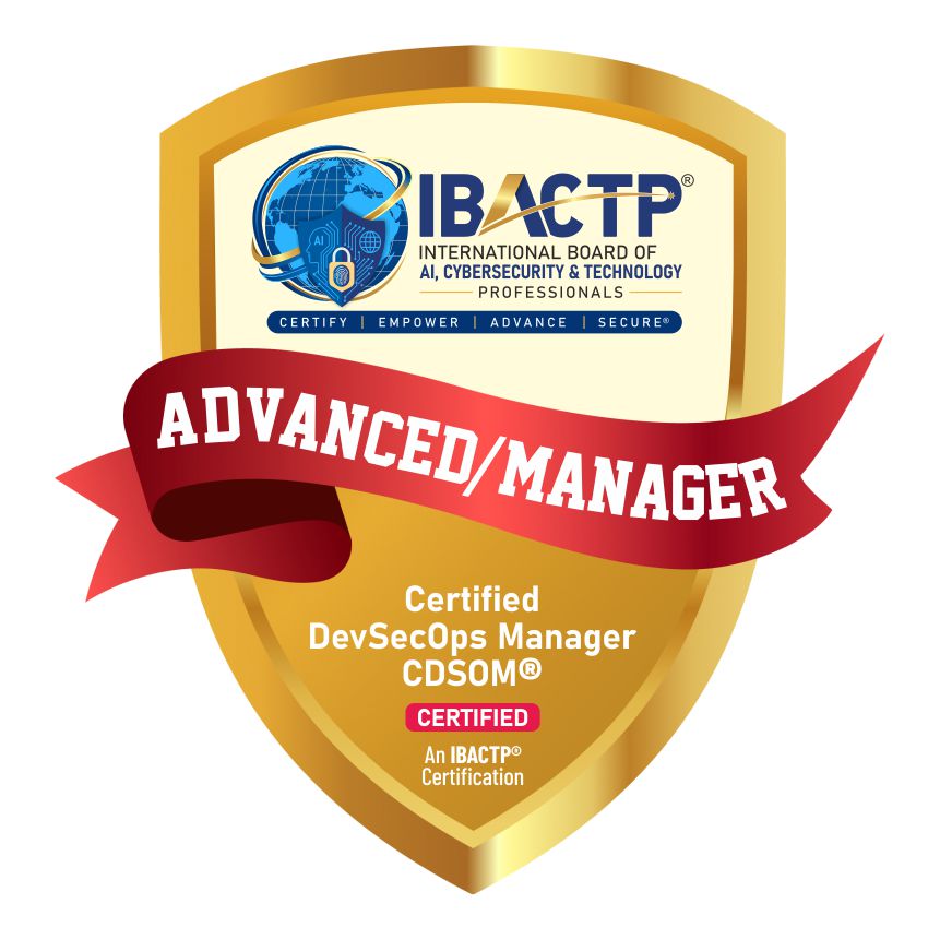 CDevSOM® Certified DevSecOps Manager badge