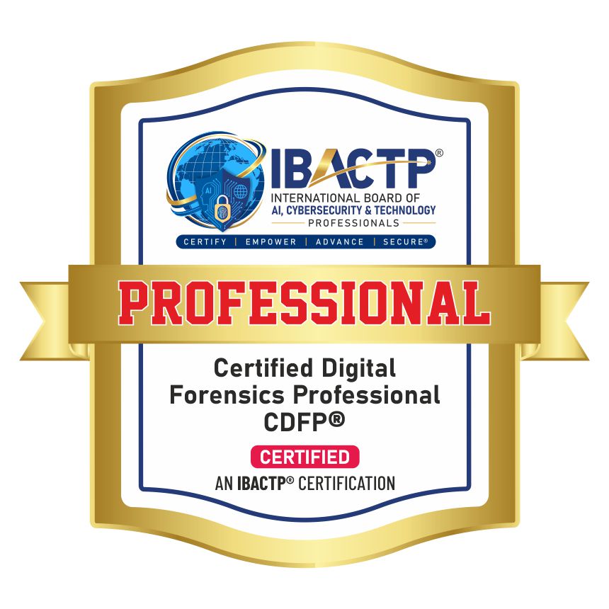 CDFOP® Certified Digital Forensics Professional badge