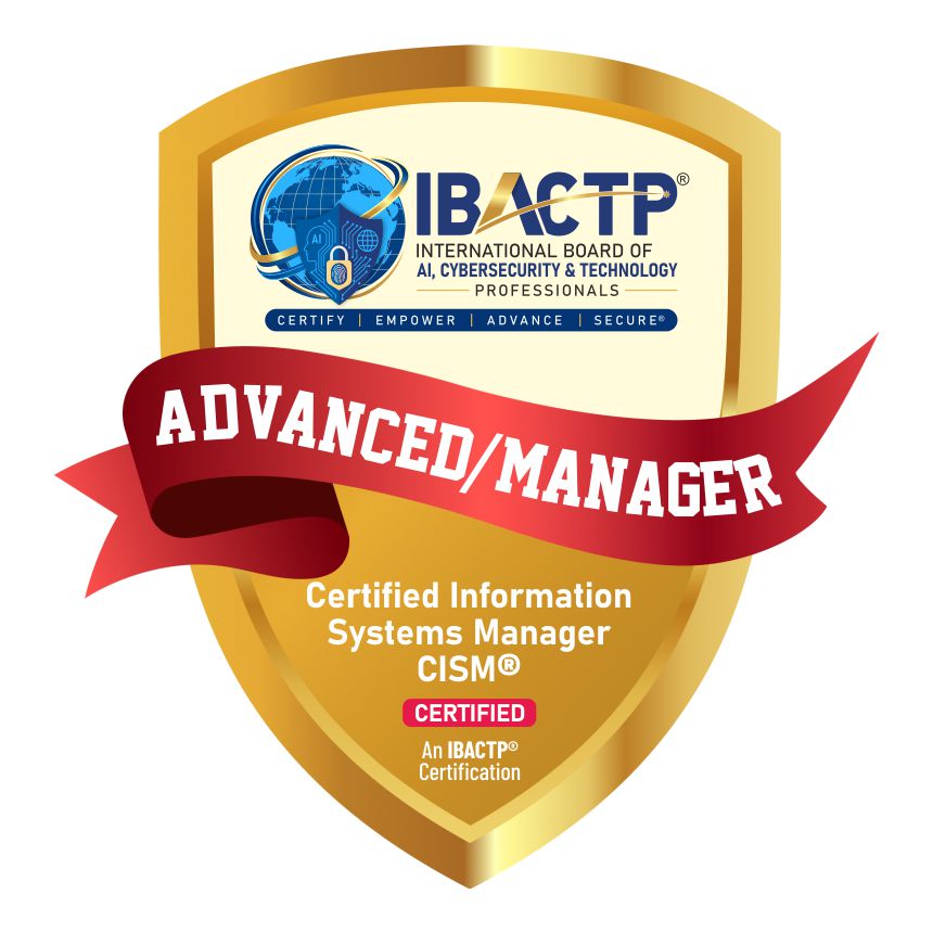 CISyM® Certified Information Systems Manager badge